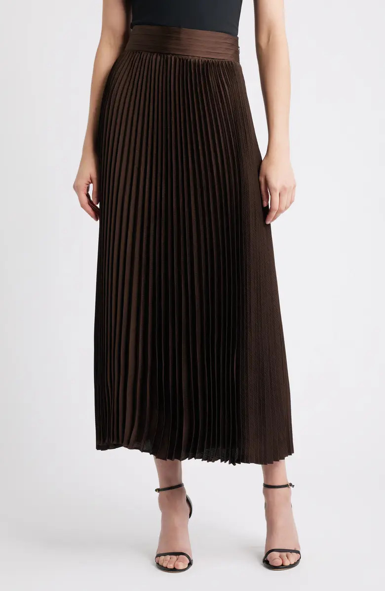 The Ayla Pleated Midi Skirt | Nordstrom