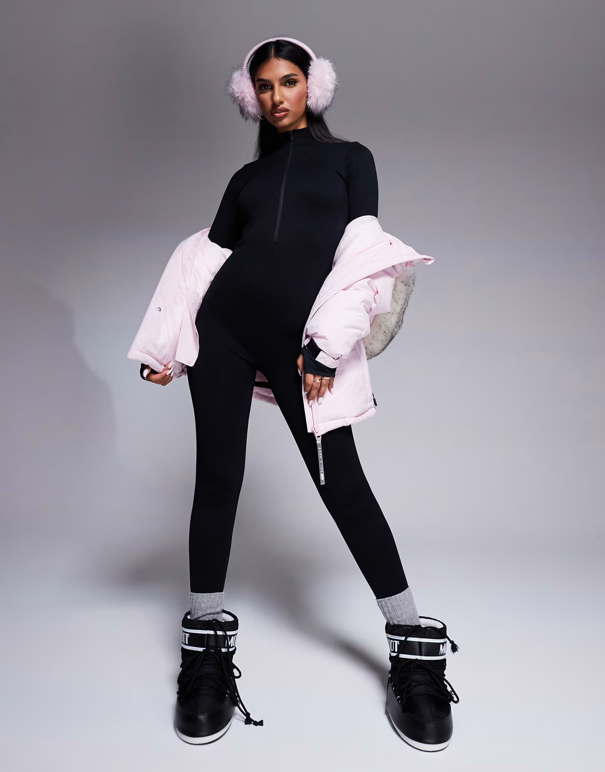 ASOS 4505 Ski seamless thermal base layer all in one in black | ASOS | ASOS (Global)