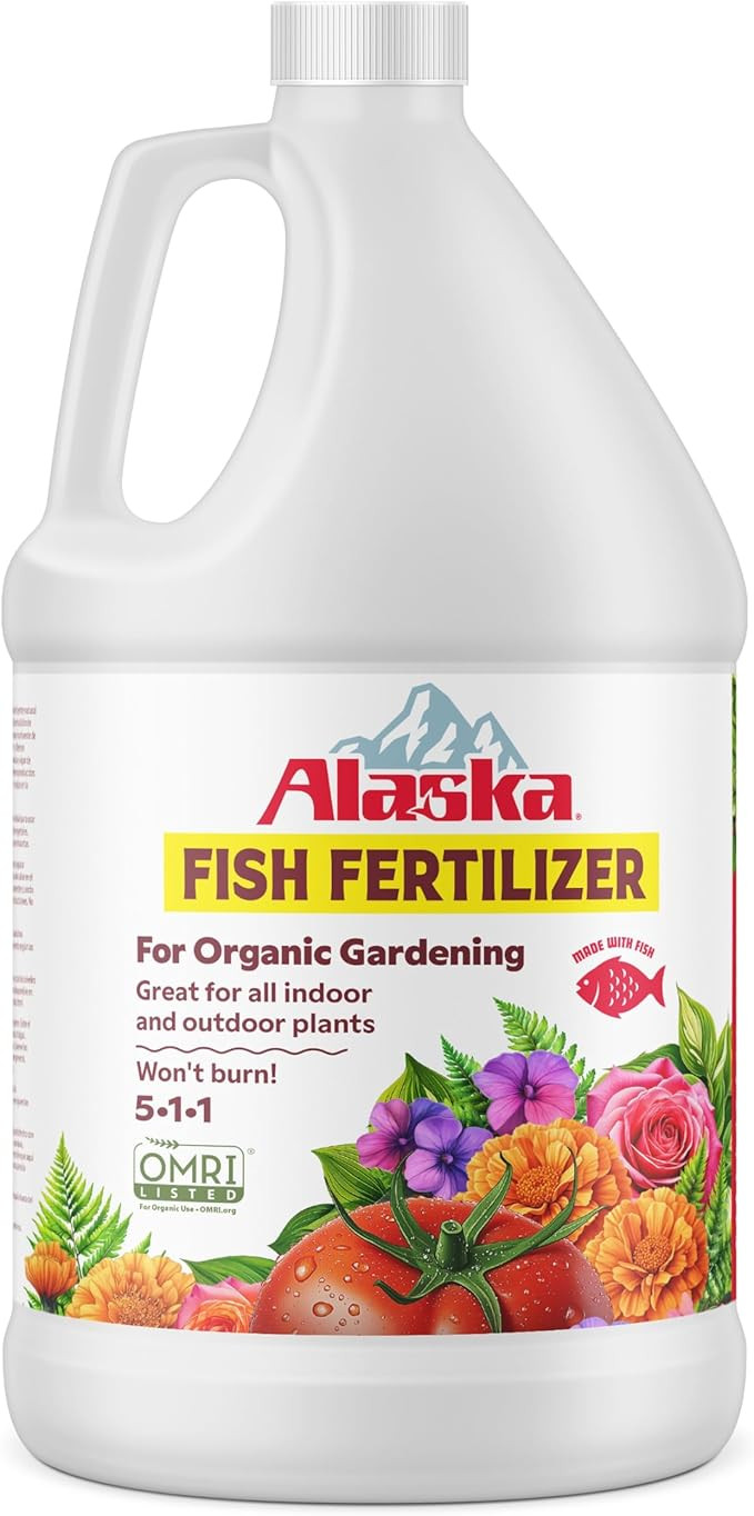 Alaska Fish Fertilizer OMRI Listed 5-1-1, 115 oz | Amazon (US)
