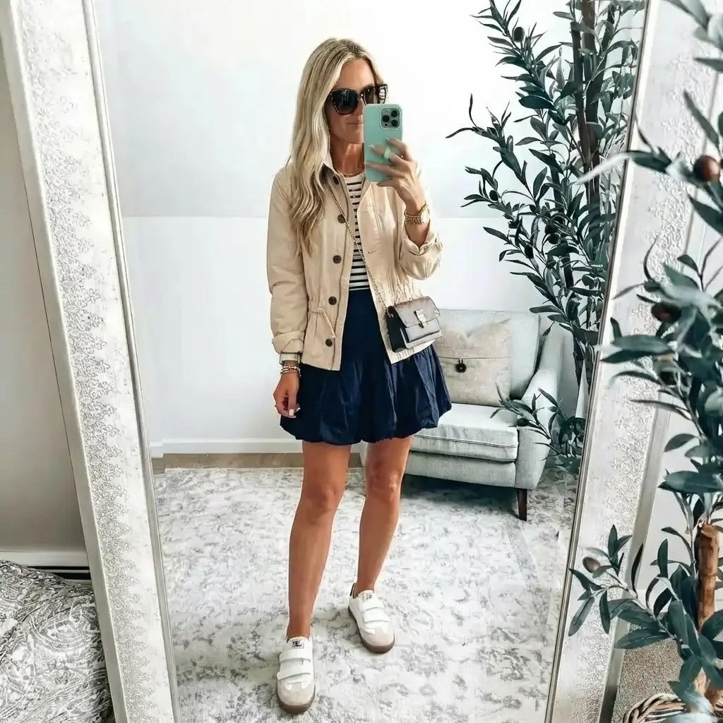 Effortless, polished, and quietly confident.
From a neutral utility jacket + flirty skirt, to a soft blue tweed moment, to classic stripes and denim—this is everyday style that feels elevated without trying too hard. Timeless pieces, easy silhouettes, and that “I just threw this on” confidence. 🤍

Hashtags

#EffortlessStyle
#ClassicWithATwist
#EverydayChic
#ModernPreppy
#QuietLuxury
#TimelessStyle
#CasualChic
#WardrobeInspo
#StyleOverTrends
#NeutralStyle
#PolishedCasual
#FrenchGirlVibes
#CapsuleWardrobe
#OOTD
#ChicSimplified

#LTKdayinmylife #LTKValentine #LTKgrwm
