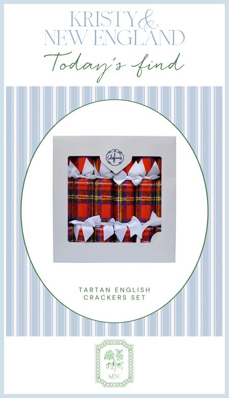 TODAY’S FIND: Christmas Crackers in Red Tartan 

#LTKhome #LTKHoliday #LTKGiftGuide
