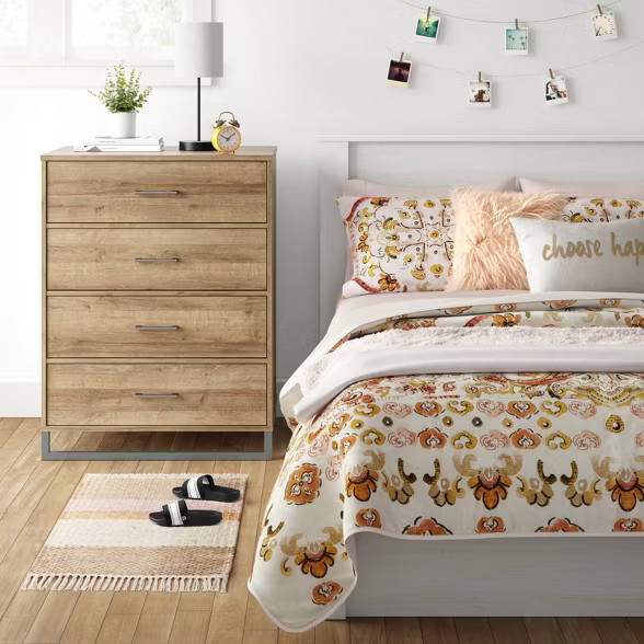 Mixed Material 4 Drawer Dresser - Room Essentials™ | Target