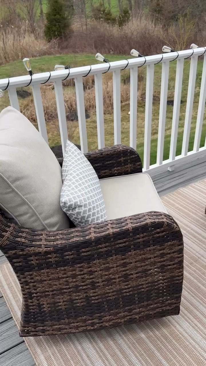 Just spent the this past week sick in bed and even though it was raining today I couldn’t wait to do something and breathe some fresh air! So what better time to bring the deck furniture back out! 🤪


#amazon #springisintheair #decorating #patio #springvibes🌸

#LTKSeasonal #LTKHome