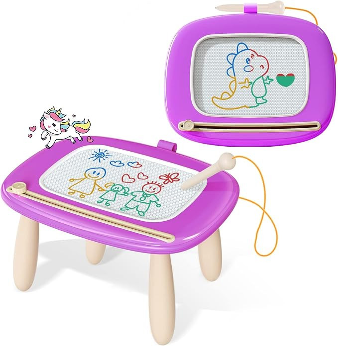 Kikidex Toddlers Toys Age 1-3, Magnetic Drawing Board, Doodle Board Pad Learning and Educational ... | Amazon (US)