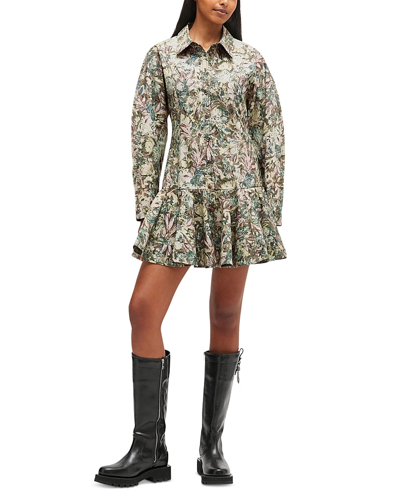 Ganni Tapestry Floral Shirt Dress | Bloomingdale's (US)