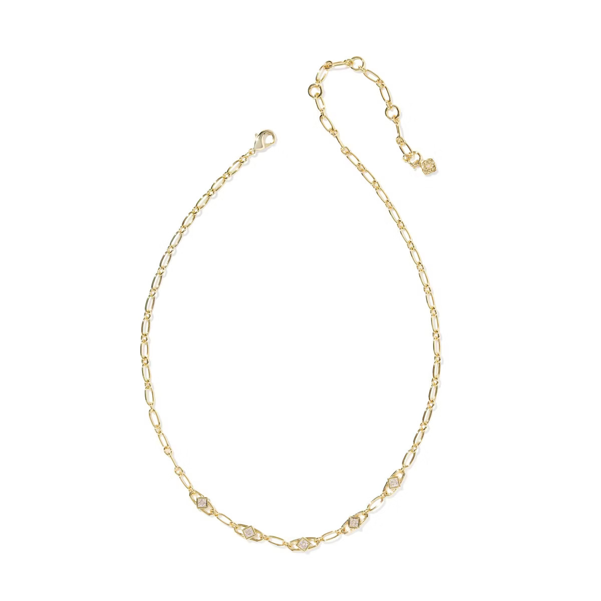 Kendra Scott Belle Cubic Zirconia Chain Necklace | Target