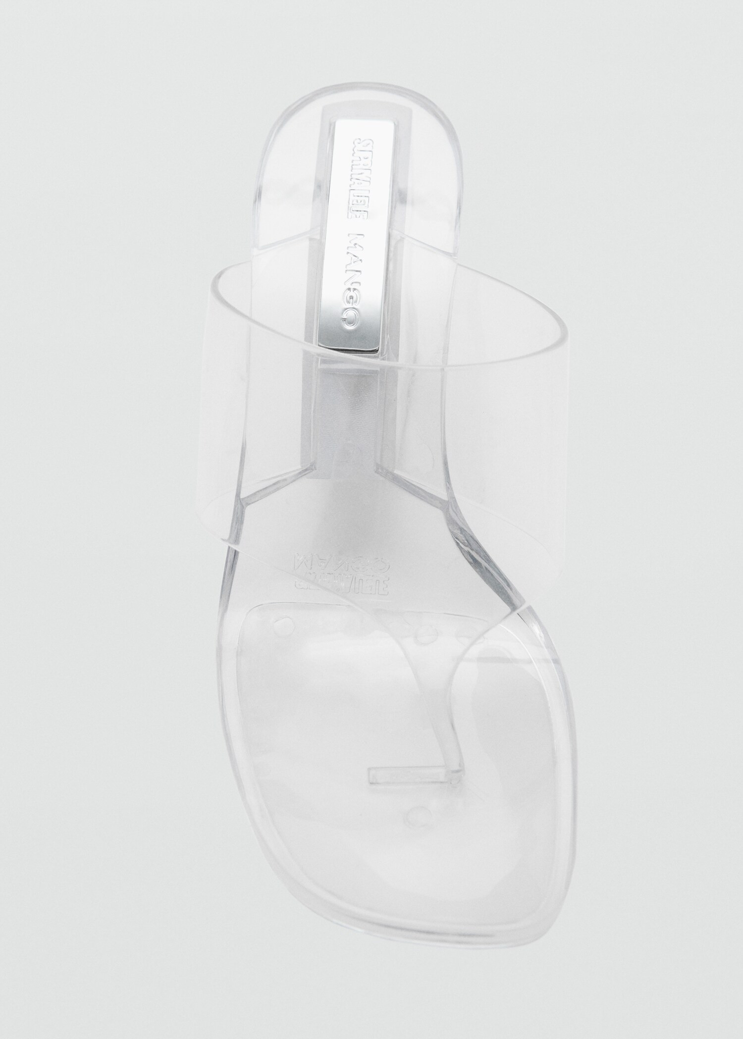 Transparent vinyl wedge sandals - Women | MANGO USA | Mango (US/MX/AU)