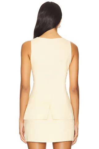 Jennie Top in Butter Yellow | Revolve Clothing (Global)