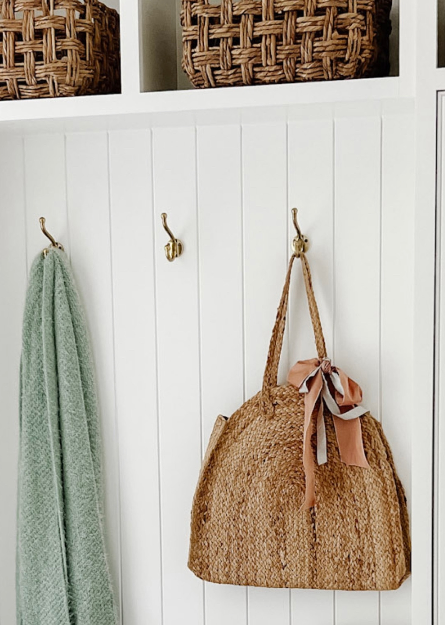 Our mudroom hooks!  We used French antique brass!

#LTKhome