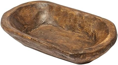 Decorative Bowl Home Decor Approx 10 Inch, Hand Crafted Spanish Oak | Amazon (US)