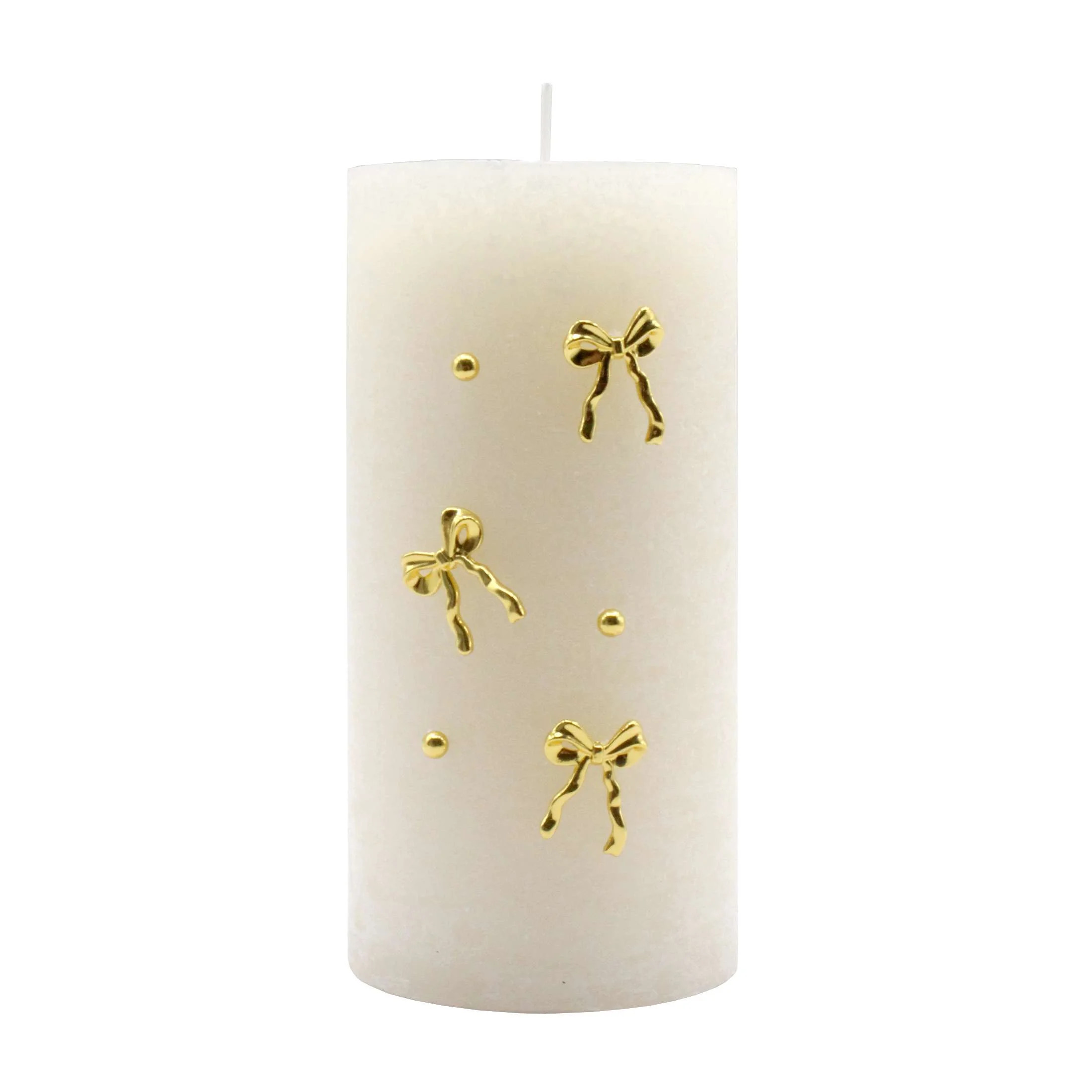 Mainstays Bow & Sphere Candle Charms Set of 6 for Flute, Pillar and Votive Scented Candles | Walmart (US)