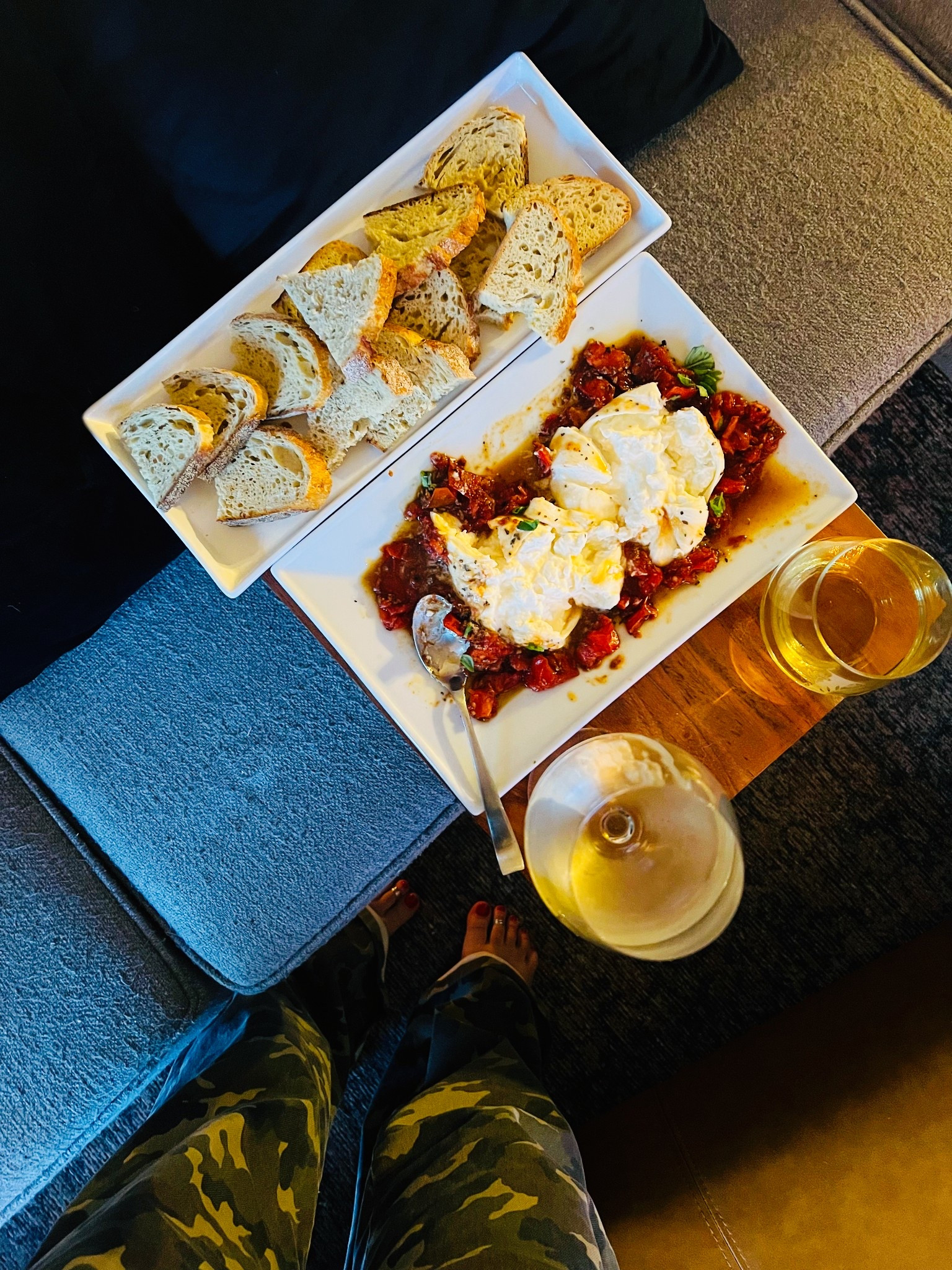 Evening snack 🍅🧀🍷

#LTKselfcare #LTKGiftGuide #LTKCyberWeek
