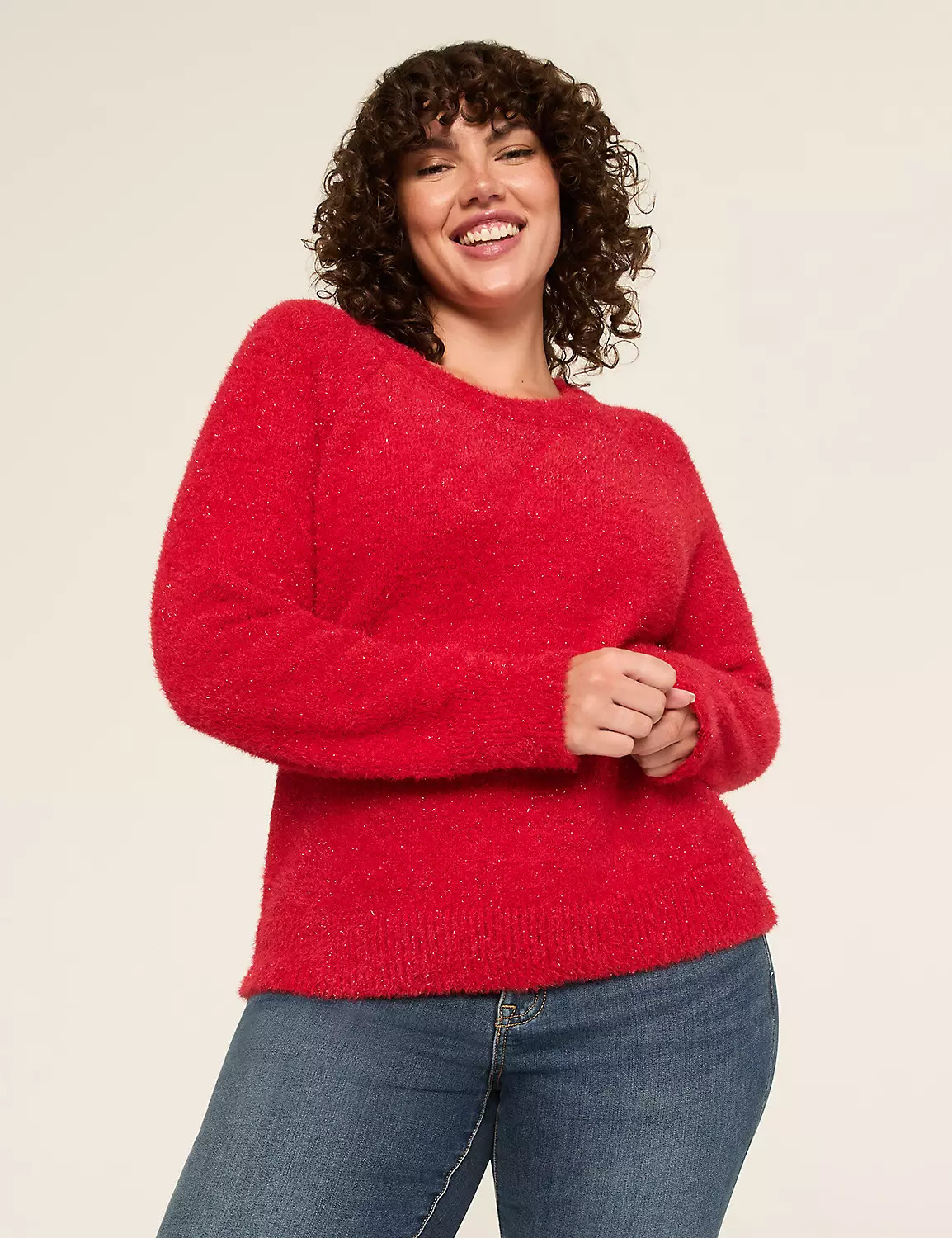 Crew-Neck Pullover Sweater | LaneBryant | Lane Bryant (US)