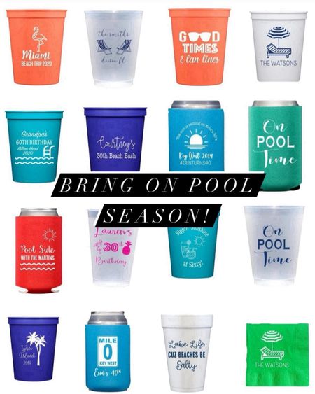 Perfect cups for all the summer pool parties! Beach bash, Lake days, and Spring & Summer Vacation 

#LTKFamily #LTKSwim #LTKSeasonal