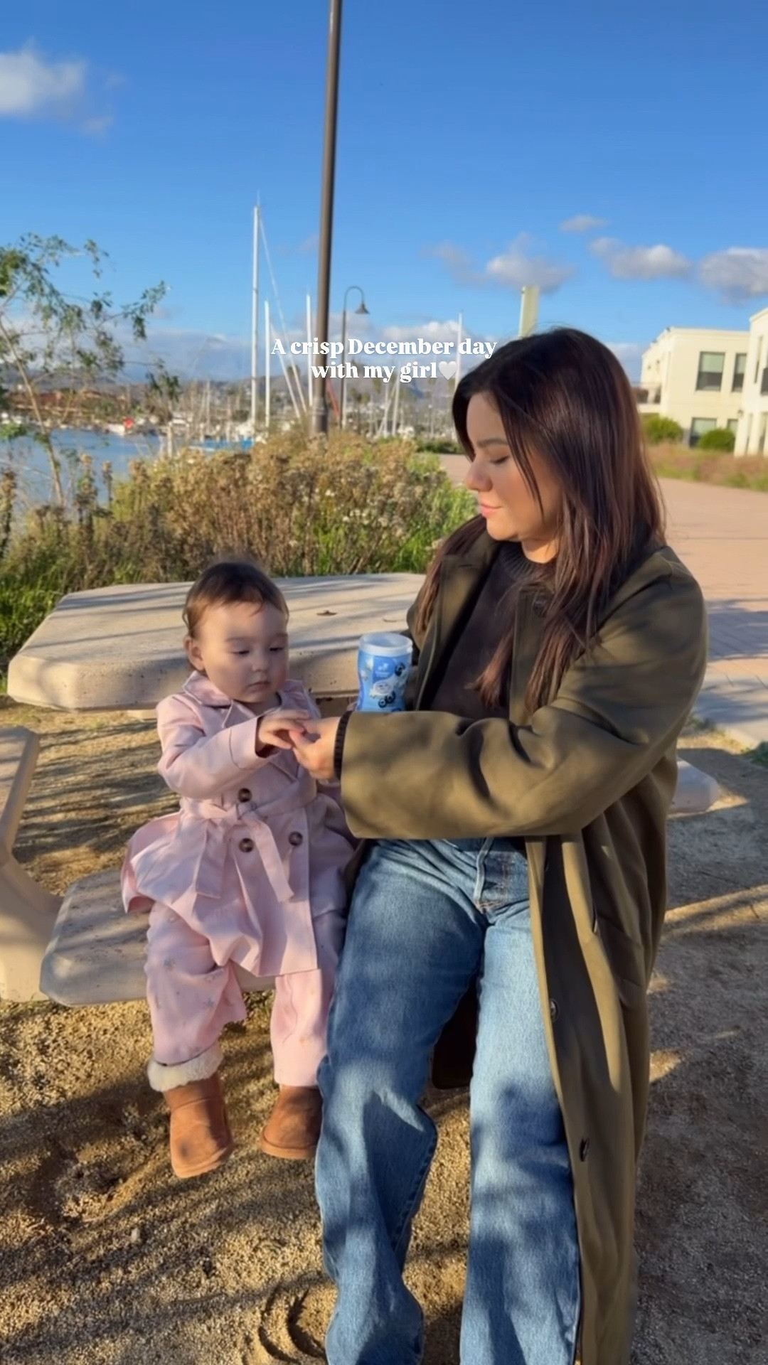 #ad A crisp December day with my gir🤍 @gerber available @target #TargetPartner #target 

#LTKdayinmylife #LTKmomlife #LTKBaby