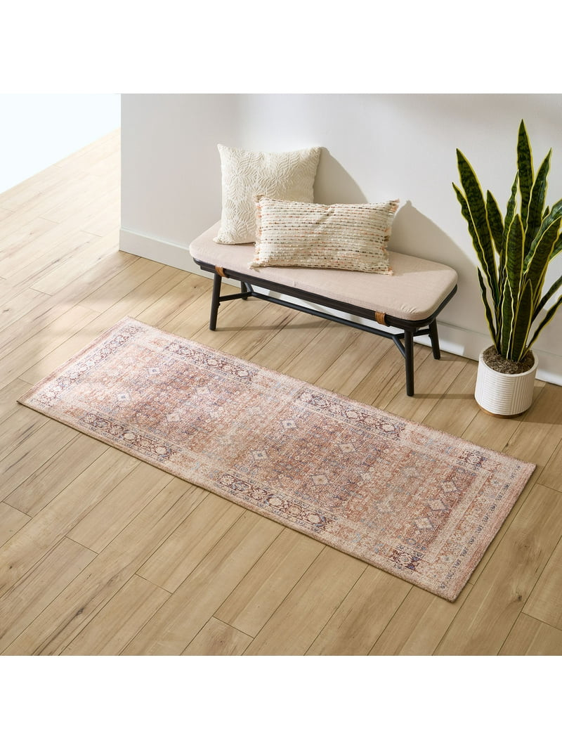 Better Homes & Gardens Neutral Persian Indoor 2.5' x 7' Runner Rug | Walmart (US)