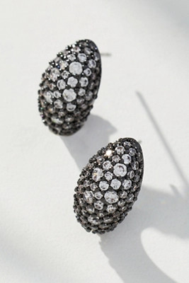 Glitzy Huggie Hoop Earrings | Anthropologie (US)