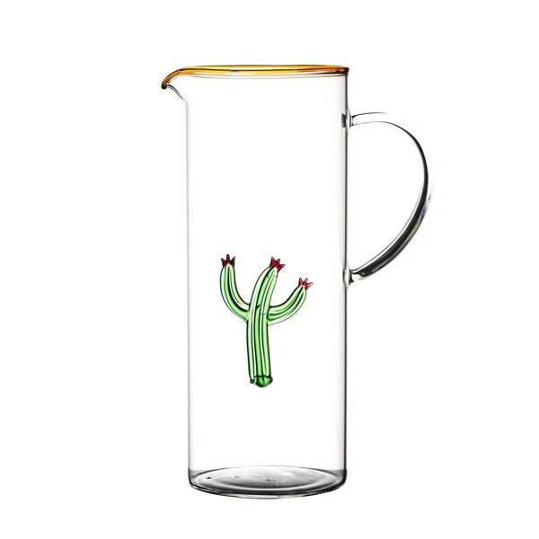 Aztec Glass Cactus Cocktail 44.8 oz. Pitcher | Wayfair North America