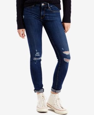 Levi's 711 Ripped Skinny Jeans | Macys (US)