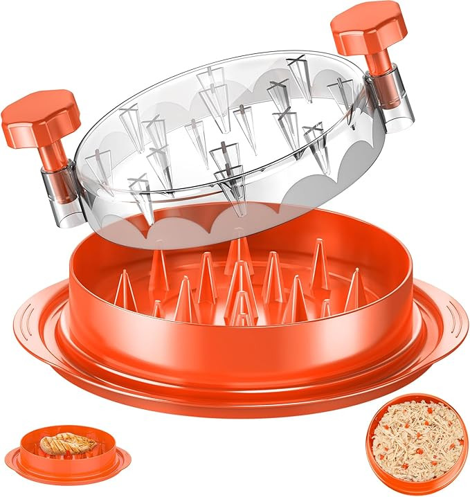 SoulLife Chicken Shredder 8 Inches, Chicken Breast Shredder Tool, Cooked Meat Shredder with Clear... | Amazon (US)