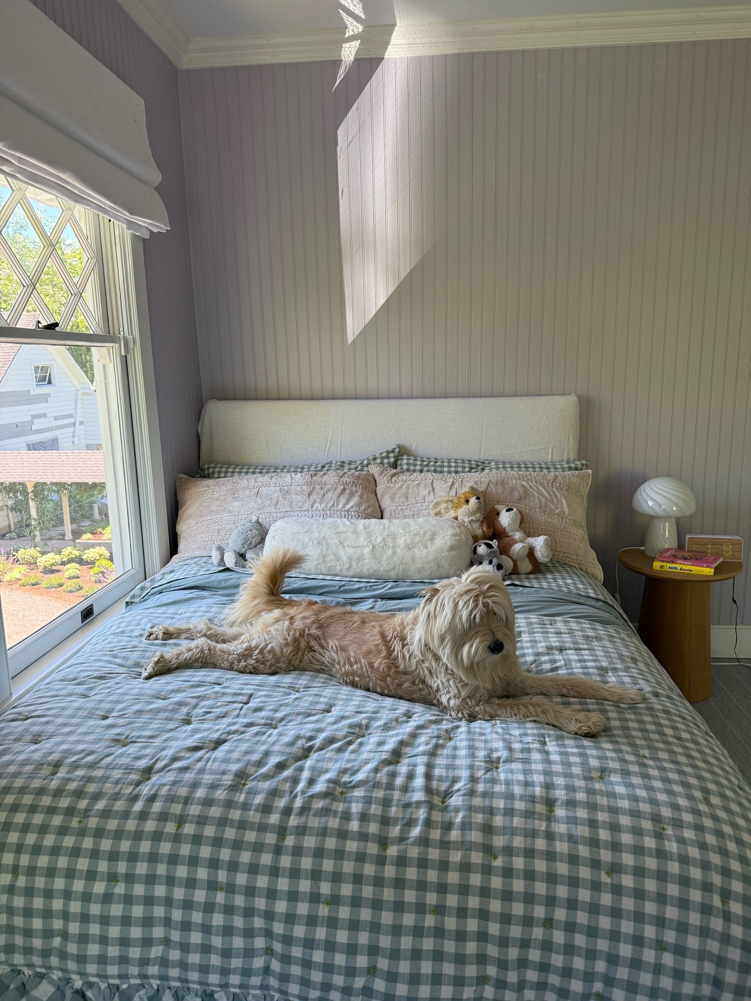 Sneak peek of Elliot’s room:) obsessed with this bedding from @Anthropologie #anthropartner