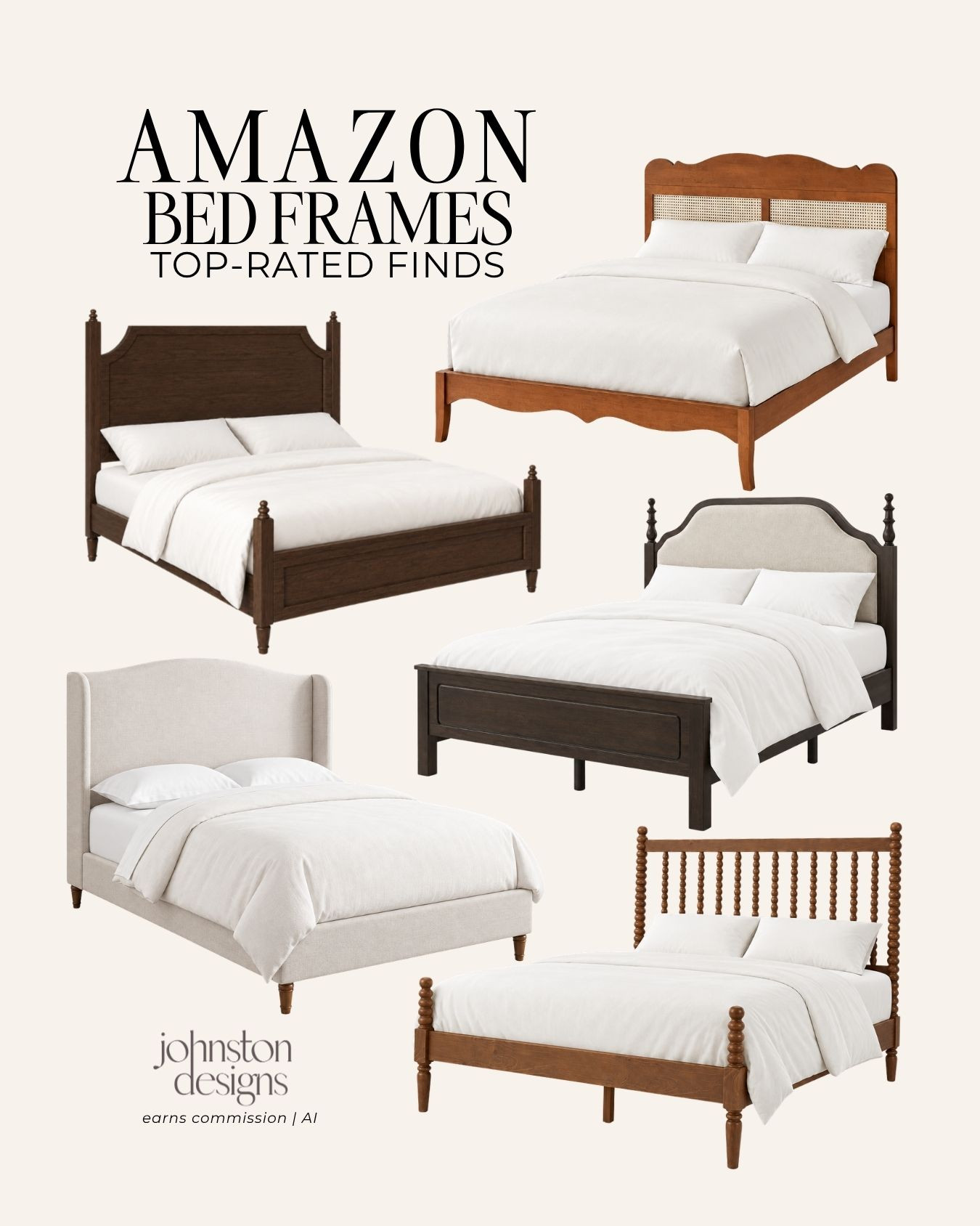 A bedroom refresh starts with the bed frame. 🤍 These Amazon finds have the timeless details I love, from warm wood finishes and spindle posts to soft upholstered headboards.

Amazon bed frames, bedroom furniture, wood bed frame, upholstered bed, cane headboard, spindle bed, neutral bedroom, bedroom refresh

#amazonhome #bedroomdecor #bedroominspo #bedframe #neutralhome #homefinds #amazonfinds #homedecor 

 #LTKHome