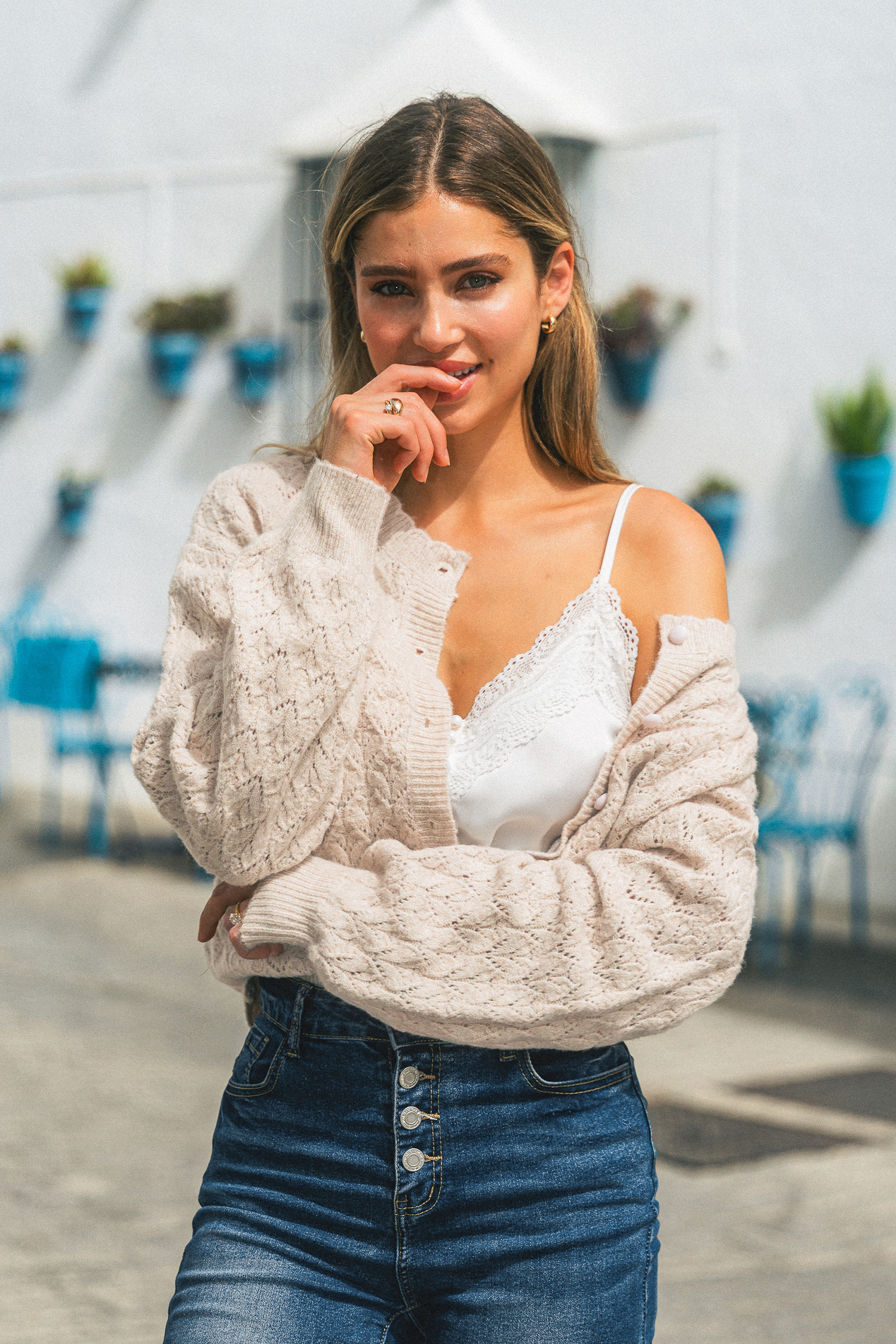 Snug & Sweet Cream Cardigan | Cupshe US