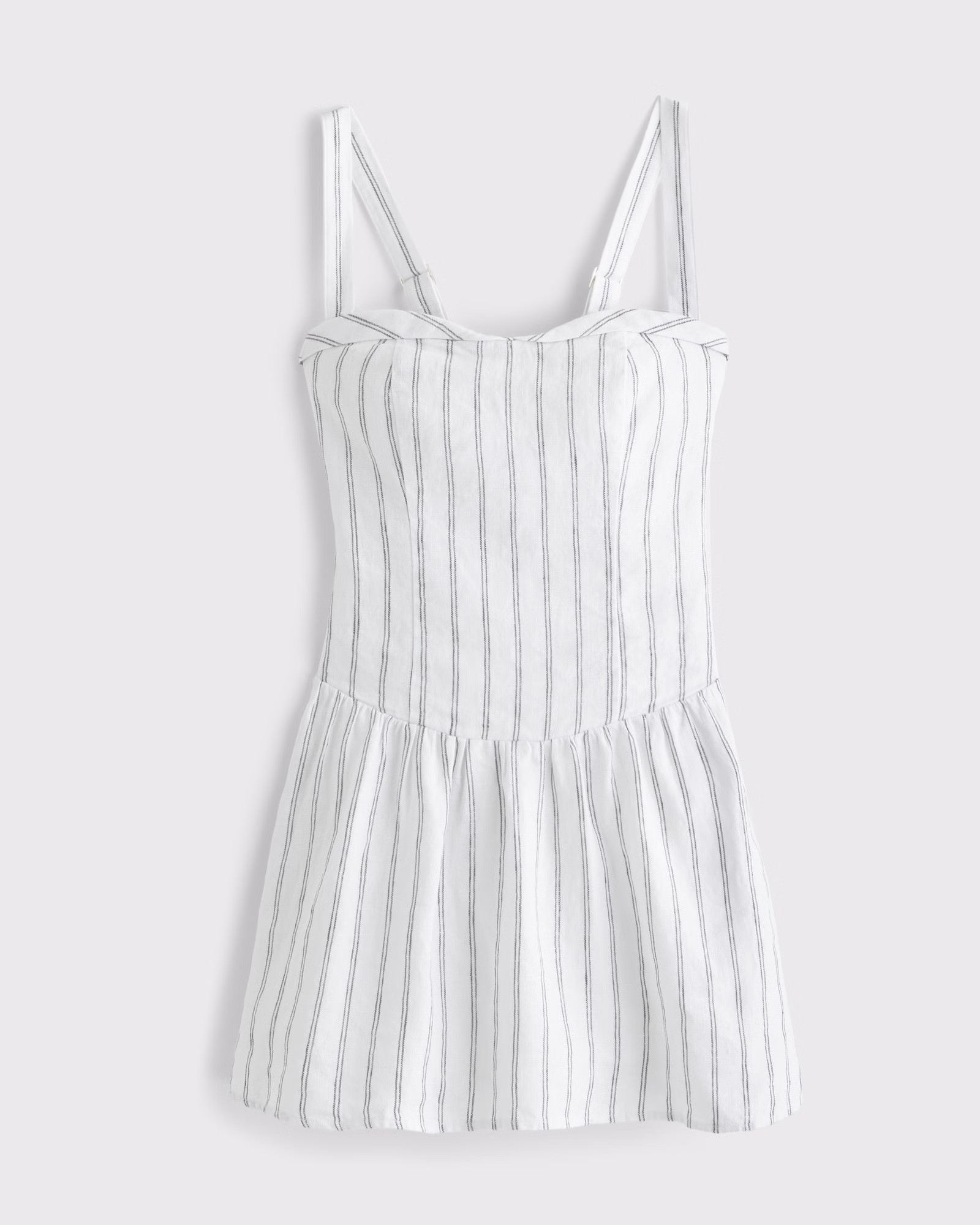 Premium Linen Drop-Waist Skort | Abercrombie & Fitch (US)