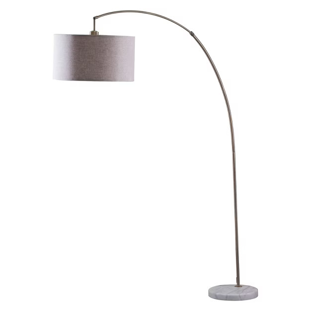 86" Bella Arc Floor Lamp with Marble Base - Ore International | Target