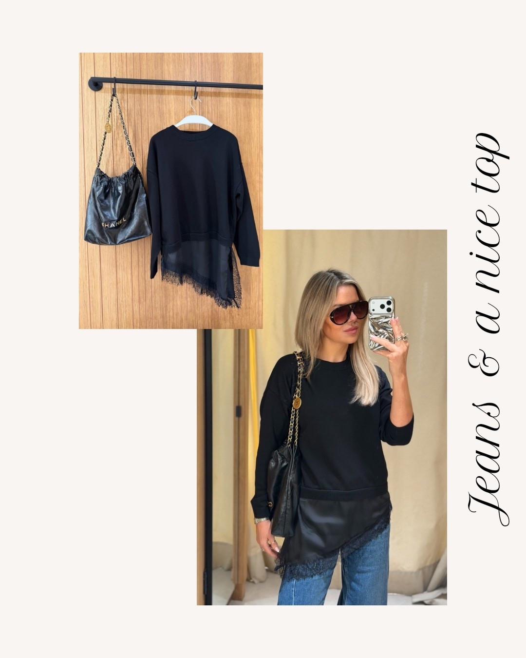 Jeans & a nice top 🖤 Easy to wear and perfect for a girls lunch or casual dinner 

#LTKwinter #LTKuk #LTKeurope