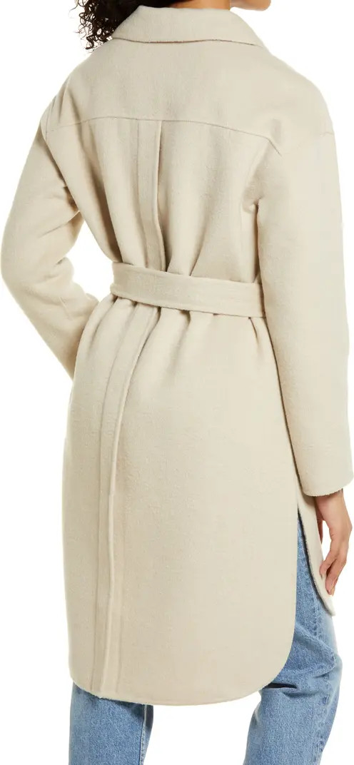 Belted Wool Blend Coat | Nordstrom