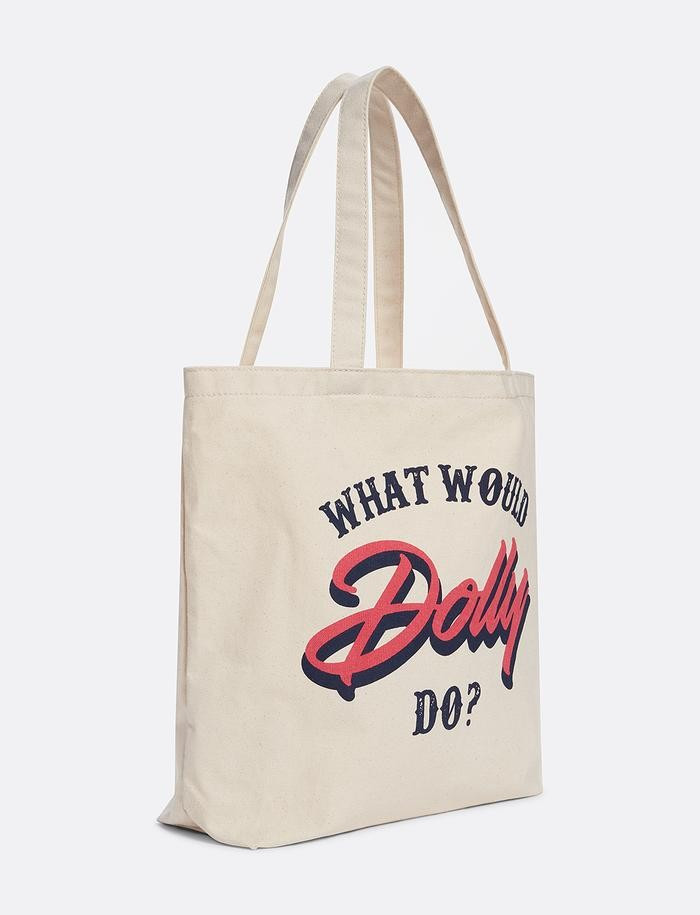 What Would Dolly Do Market Canvas Tote | Draper James (US)