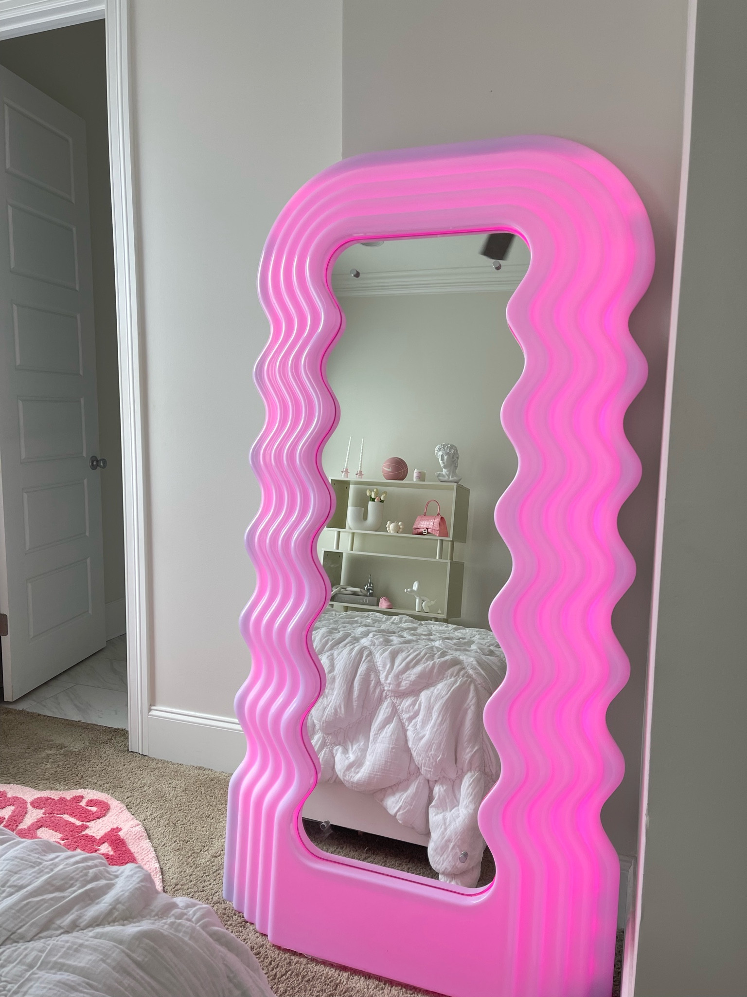 ultrafragola full body LED color-changing mirror 

Full body mirror. Home decor. Bedroom decor. Pink decor. Pink room decor. Aesthetic home. Aesthetic bedroom. Girly bedroom. #LTKGiftGuide #LTKU

#LTKover40 #LTKhome #LTKstyletip