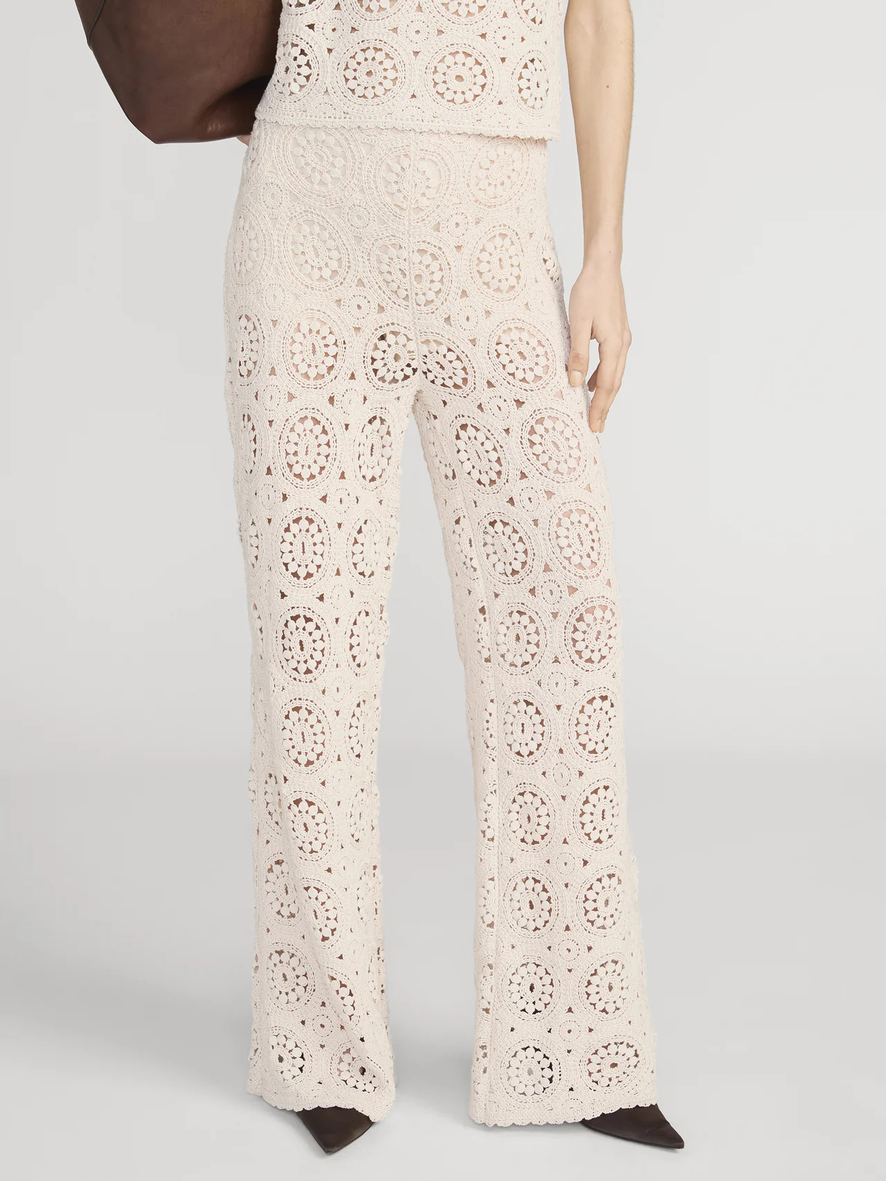 The Crochet Pant -- Cream | Frame Denim