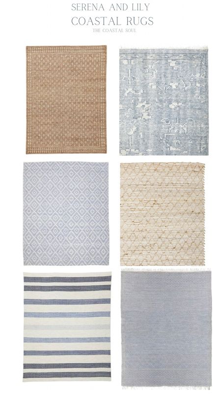 Serena and Lily favorite rugs on sale 
Coastal rugs blue and natural rugs 

#LTKhome
