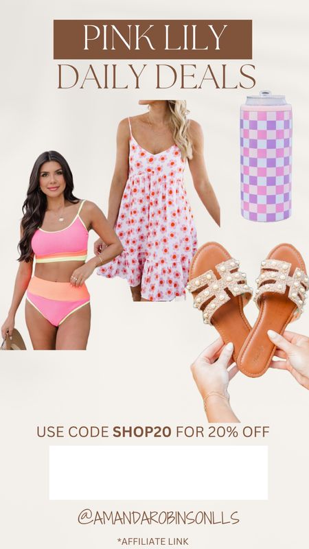 Pink Lily Deals
20% off with code SHOP20

#LTKSwim #LTKSaleAlert #LTKShoeCrush