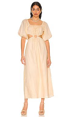 FAITHFULL THE BRAND Trinita Maxi Dress in Plain Butter from Revolve.com | Revolve Clothing (Global)