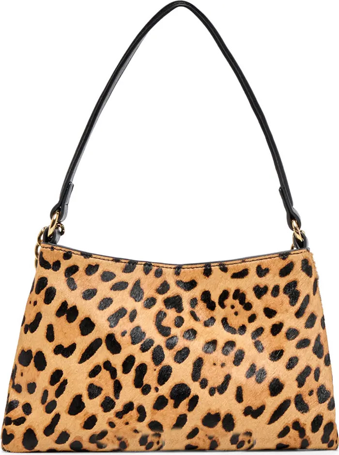 Jagger Animal Print Genuine Calf Hair Shoulder Bag | Nordstrom
