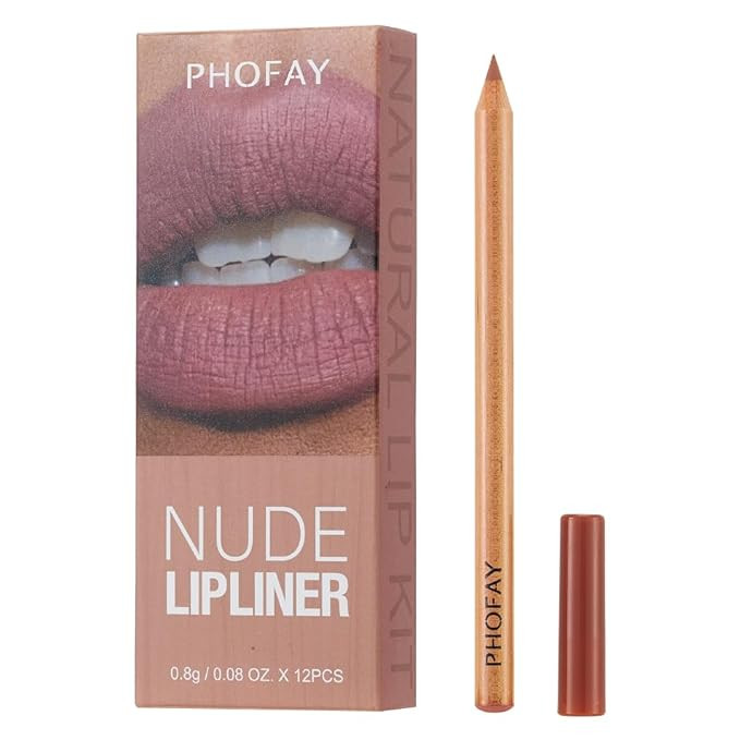 PHOFAY 12-Piece Lip Liner Set -Pro-Grade Precision, Skin-Loving Formula, Versatile Shades, Long-W... | Amazon (US)