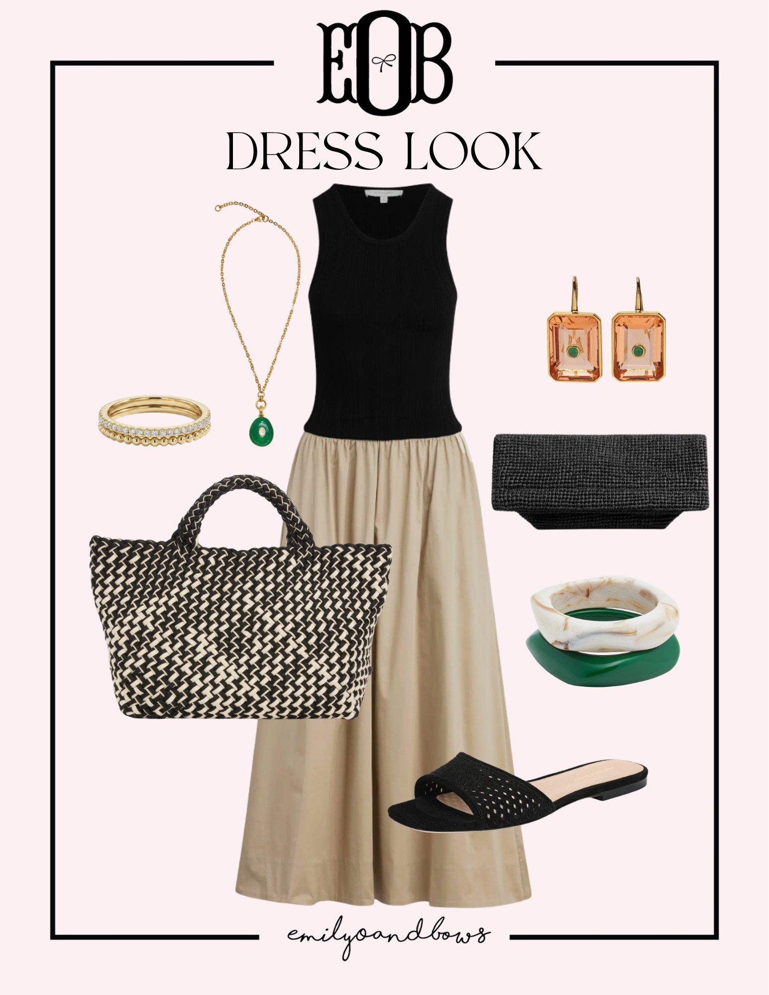 Beautiful dress look!