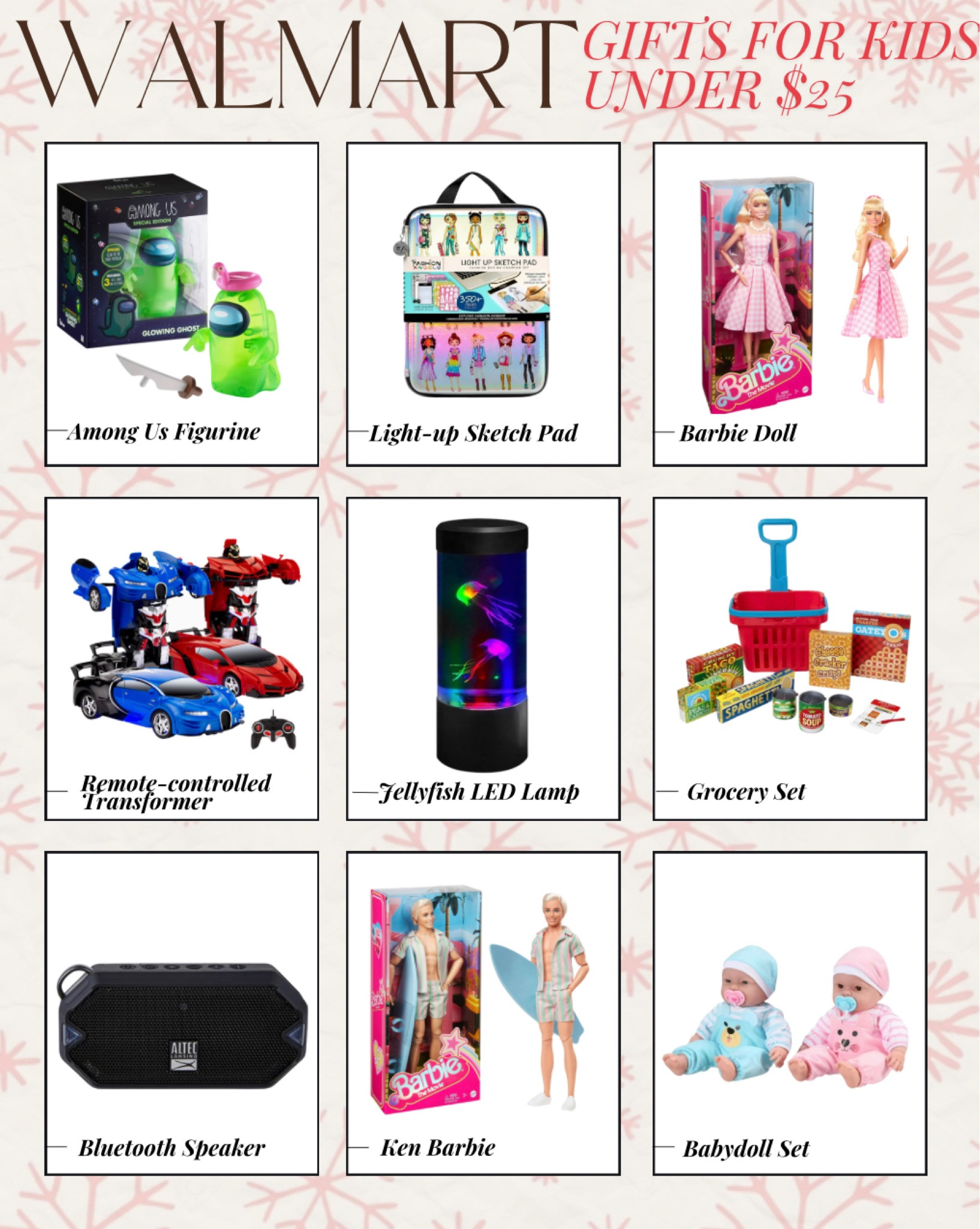 The best gifts for kids under $25 at Walmart!! Linking up some that I grabbed for kids in our family! 🤍

#IYWYK #WalmartPartner #WalmartFinds @Walmart

#LTKkids #LTKGiftGuide #LTKHoliday