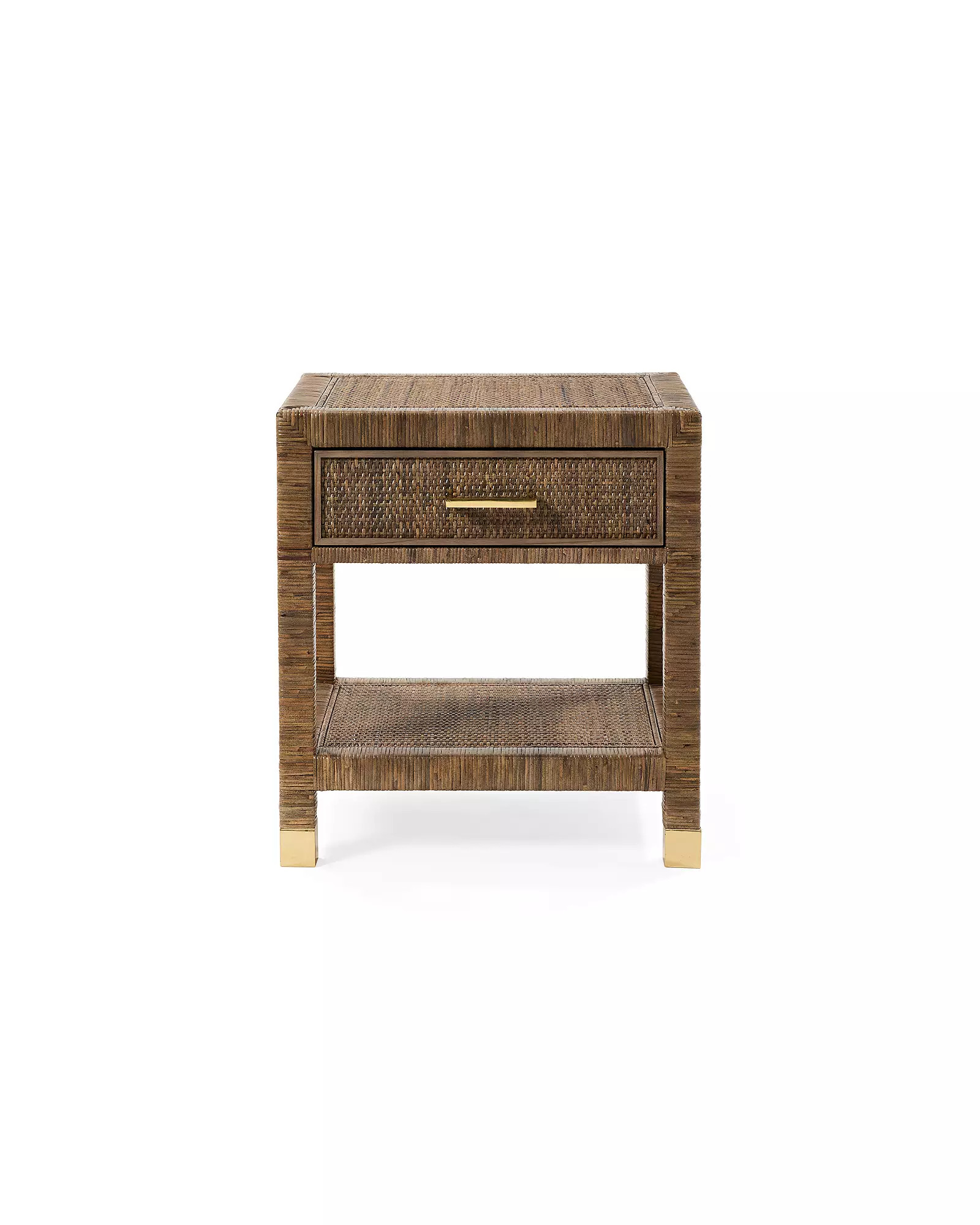 Balboa Rattan 1-Drawer Nightstand | Serena and Lily
