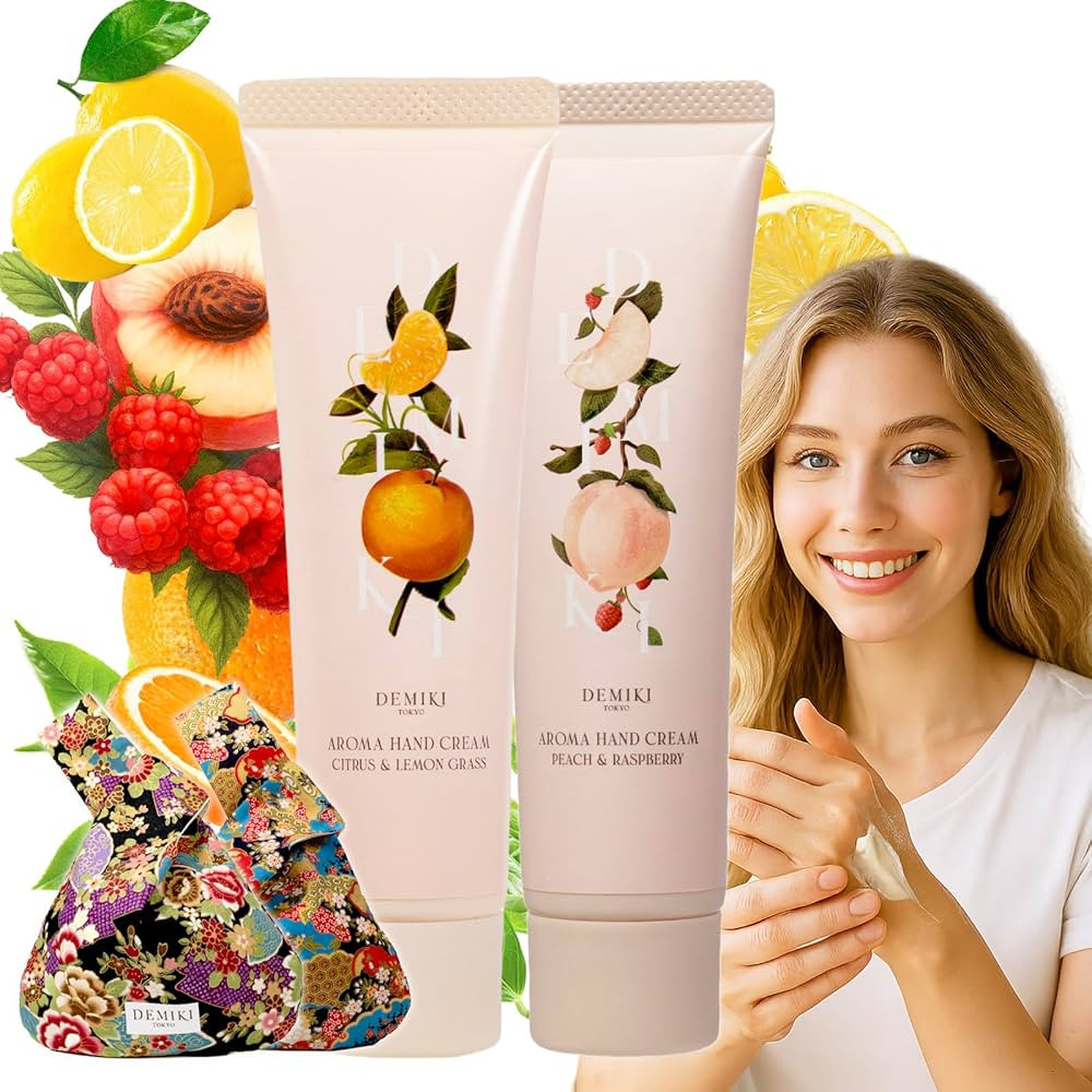 DEMIKI Shea Butter Hand Cream for Dry Cracked Hands, Birthday Gifts for Women, Bridesmaid Gifts, ... | Amazon (US)