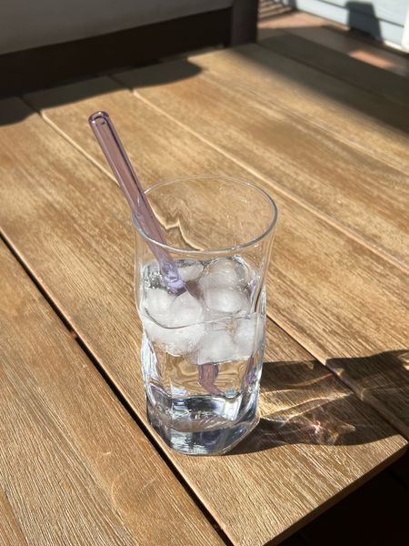 Colored glass straws from Etsy + gave crinkle glassware from Amazon 

#LTKhome #LTKunder50