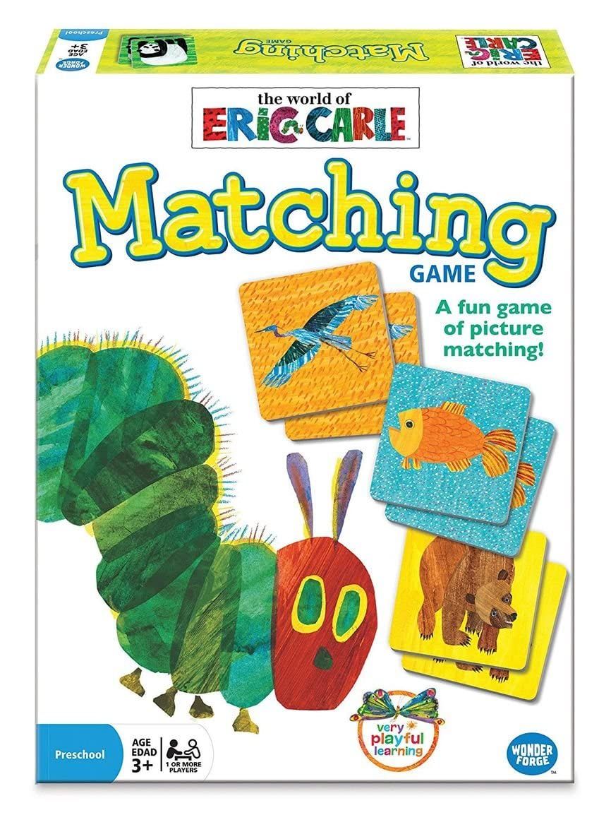 Wonder Forge Eric Carle Matching Game For Boys & Girls Age 3 To 5 - A Fun & Fast Animal Memory Ga... | Amazon (US)