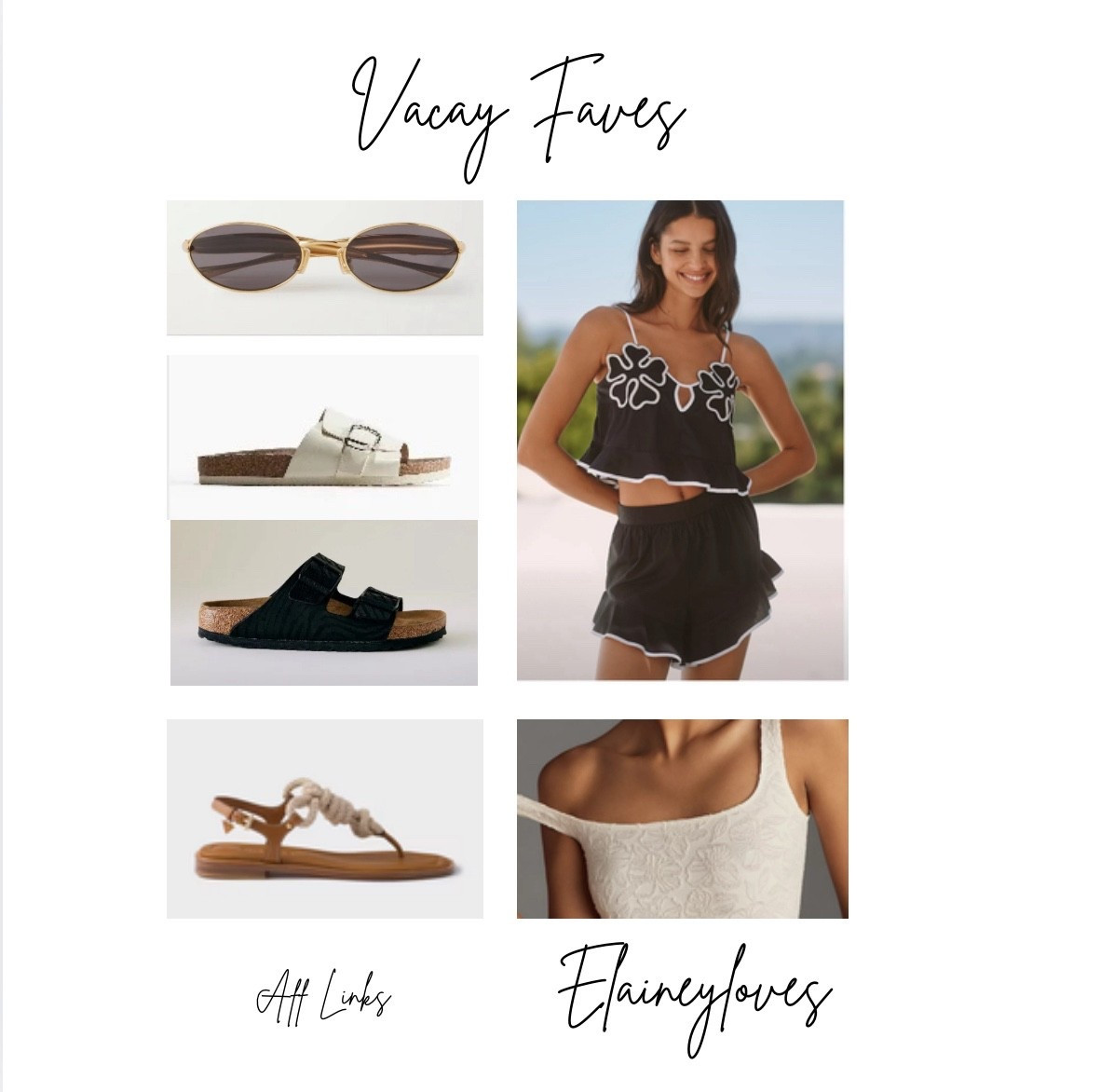 Holiday vacay summer outfits
Shorts tops sliders

#LTKsummer #LTKstyletip #LTKtravel