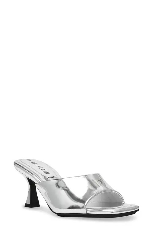 Anne Klein Jerilyn Slide Sandal in Silver at Nordstrom, Size 5.5 | Nordstrom