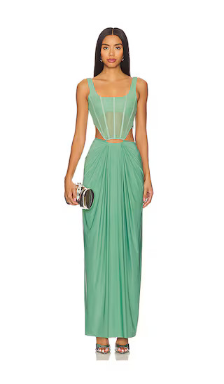 Valentina Set in Green | Revolve Clothing (Global)