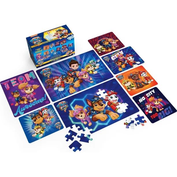 Paw Patrol The Movie 8-Pack of Puzzles in Storage Tub, for Families and Kids Ages 4 and up - Walm... | Walmart (US)