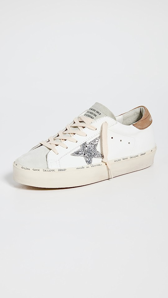Hi Star Leather Upper Suede Toe Glitter Sneakers | Shopbop